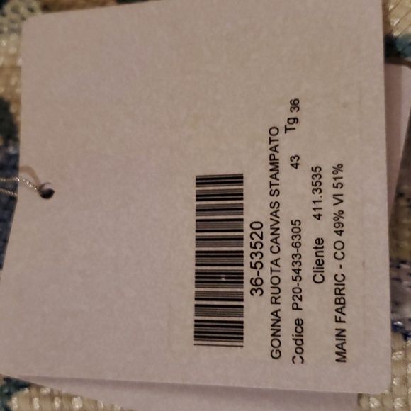 Sz 36(XS) NWT $1690 Luisa Beccaria applique full skirt - Picture 4 of 8